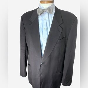 Giorgio Armani Mani 46L Vintage Midnight Navy 2 button Blazer